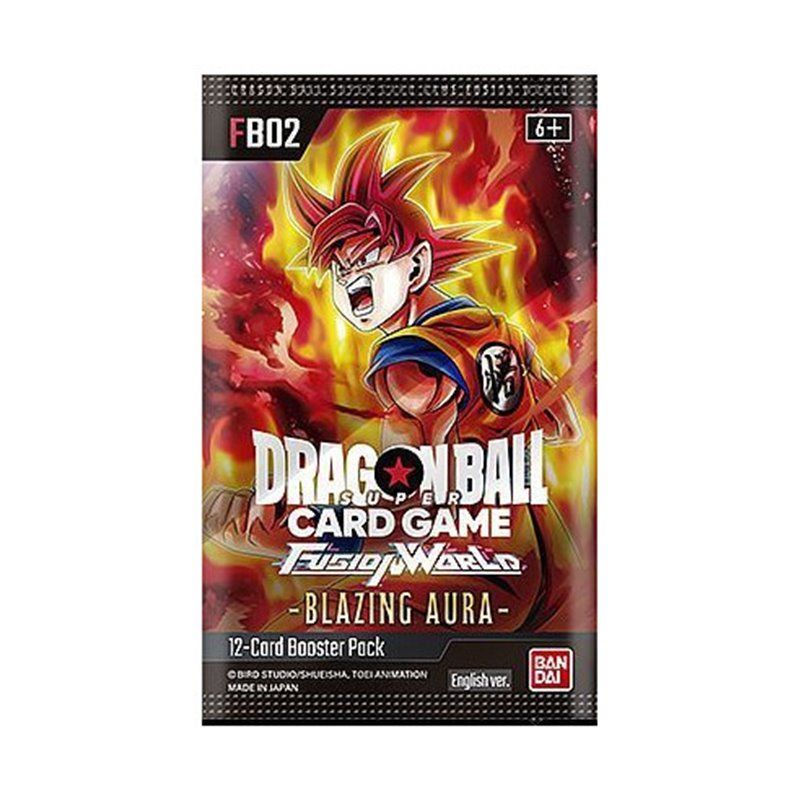 Dragon Ball Super Fusion World - Blazing Aura FB-02 - Sobre de 12 Cartas