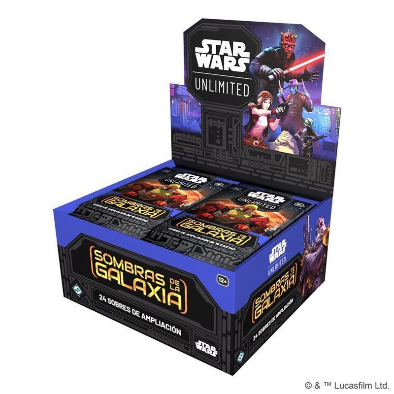 Star Wars Unlimited: Sombras de la Galaxia - Sobre de 16 Cartas en Español