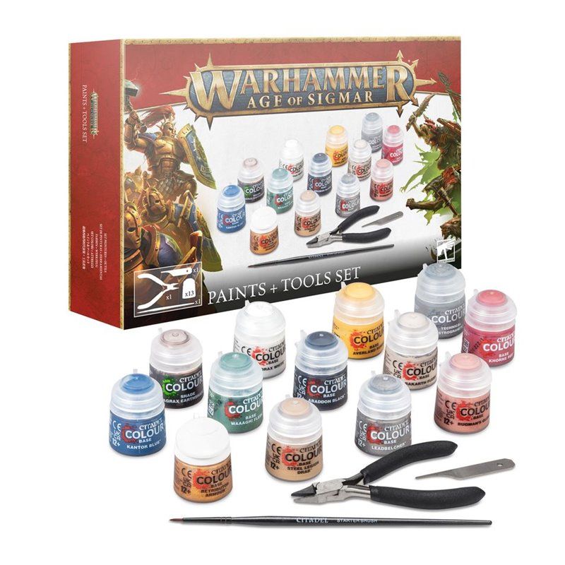 Set de pinturas y herramientas de Warhammer Age of Sigmar