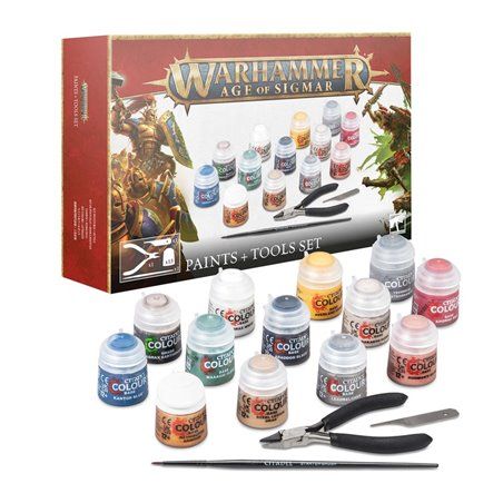 Set de pinturas y herramientas de Warhammer Age of Sigmar