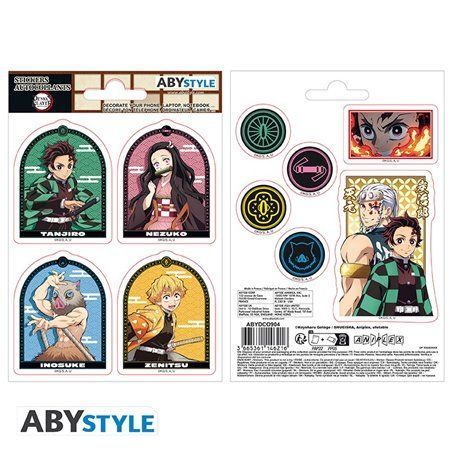 Set de Pegatinas de Kimetsu No Yaiba - Demon Slayer - Guardianes de la Noche