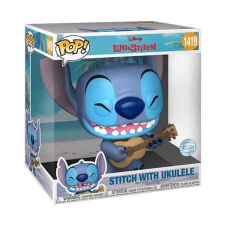 Funko Pop! Stitch w Ukelele - Super Sized 10' - Disney Figura 25cm