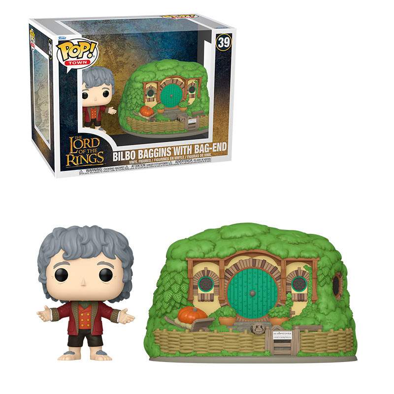 Funko Pop! Town - Bilbo & Bag End - El Señor de los Anillos Funko Pop! Town - Bilbo & Bag End - El Señor de los Anillos