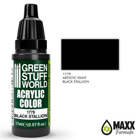 Pintura Acrílica Negro - Black Stallion - GSW