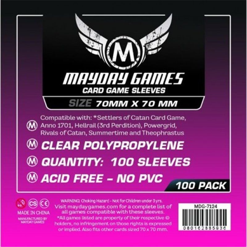 Fundas Mayday Games Tamaño Square 70 x 70 mm Fundas Mayday Games Tamaño Square 70 x 70 mm