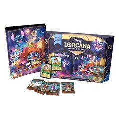 Disney Lorcana Card Game Gift Set Stitch Collector's Azurite Sea