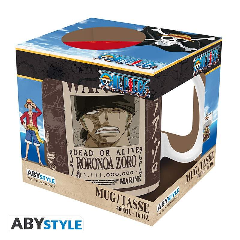 Taza Gigante Zoro Wanted - One Piece Taza Gigante Zoro Wanted - One Piece