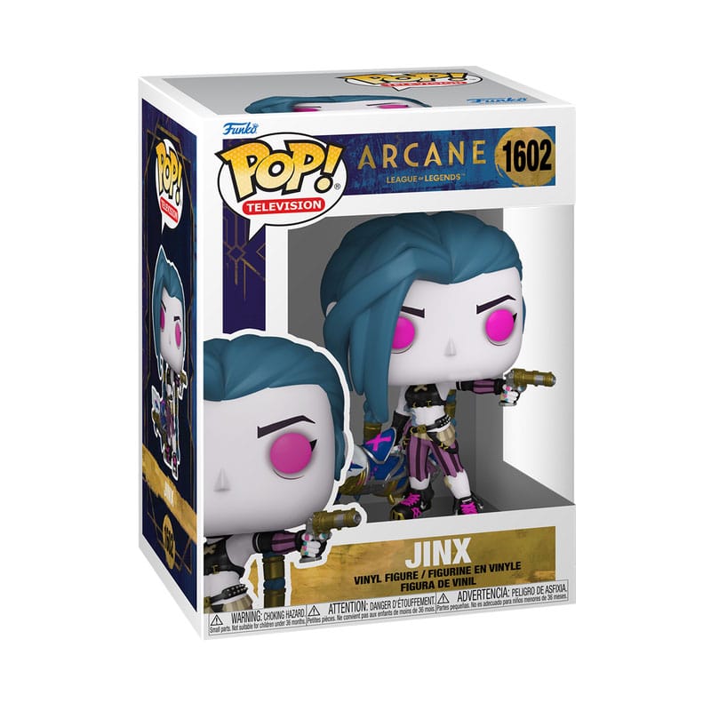 Funko Pop! Jinx - Arcane League of Legends Figura 9 cm Funko Pop! Jinx - Arcane League of Legends Figura 9 cm
