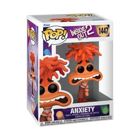 Funko Pop! Ansiedad - Anxiety - Del Revés 2 - Inside Out 2 - Disney Figura 10cm