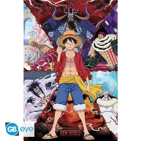 Maxi Poster One Piece - "Luffy vs New World"