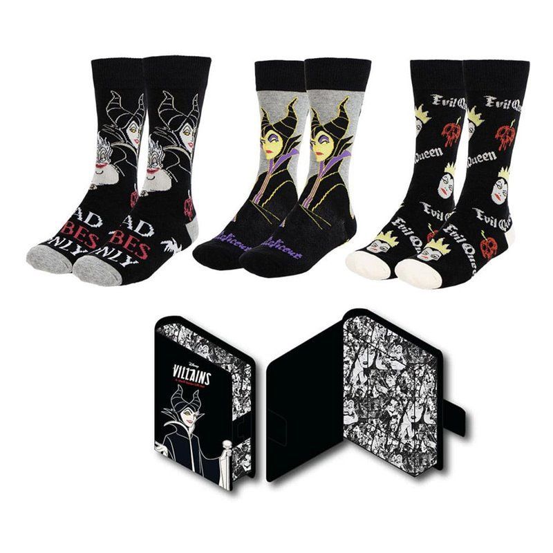 Pack Calcetines Villanas - 3 Pares 38-45 Disney