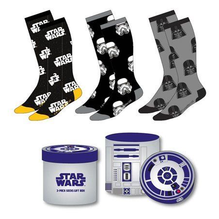 Calcetines Star Wars - 3 Pares Talla 38-45 
