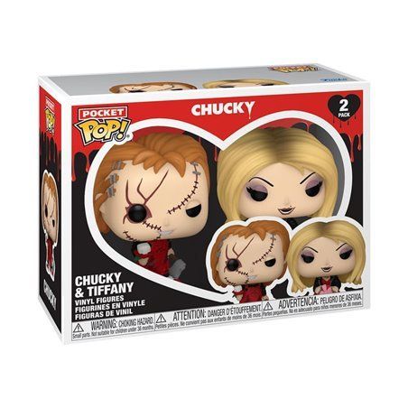 Funko Pop! Chucky: El Muñeco Diabólico Pack de 2 Figuras Pocket - Figura 10cm