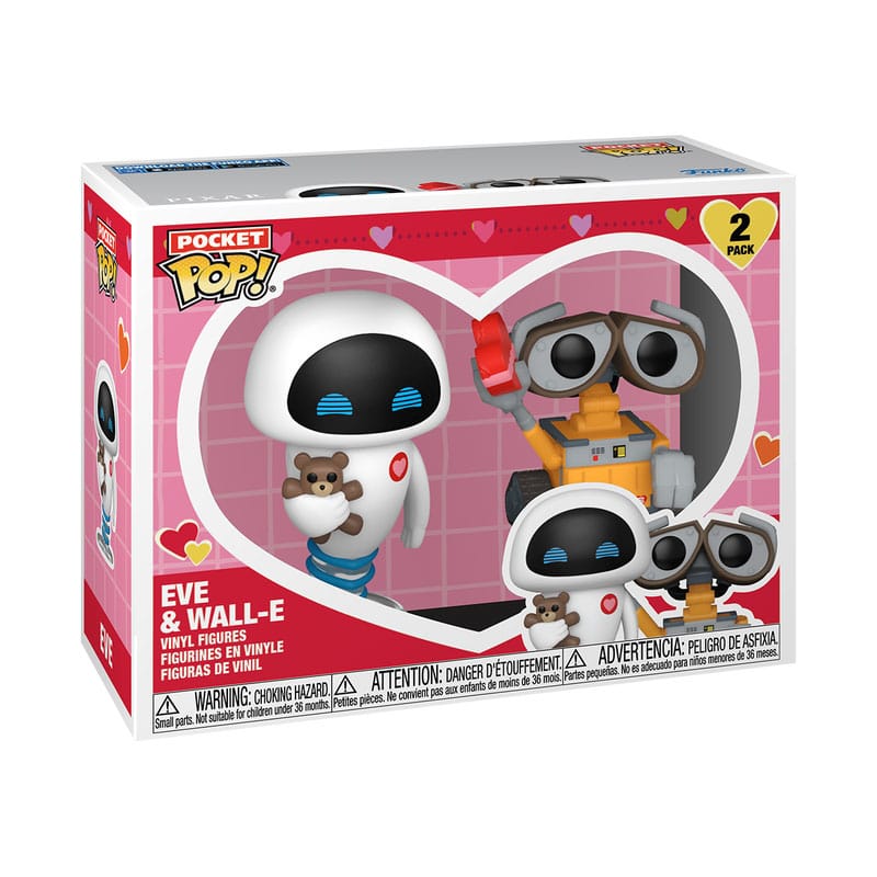 Funko Pop! - Pack Valentines Eve & Wall-E - Disney Funko Pop! - Pack Valentines Eve & Wall-E - Disney