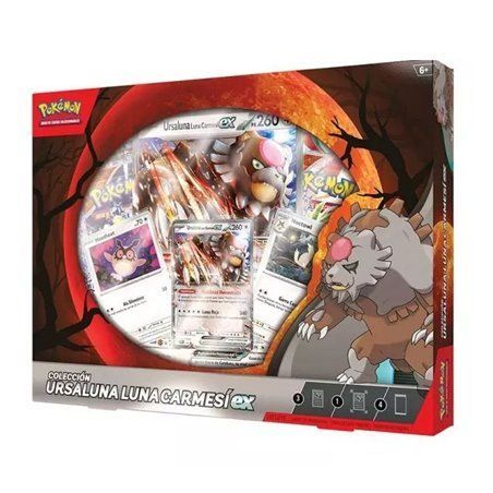 Pokemon Escarlata y Púrpura - Colección Ursaluna Luna Carmesi EX