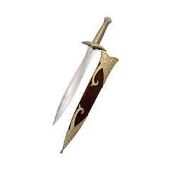 Daga Dardo de Frodo Vaina Terciopelo Marrón -  El Señor de los Anillos 51 cm