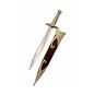 Daga Dardo de Frodo Vaina Terciopelo Marrón - El Señor de los Anillos 51 cm Daga Dardo de Frodo Vaina Terciopelo Marrón - El Señor de los Anillos 51 cm