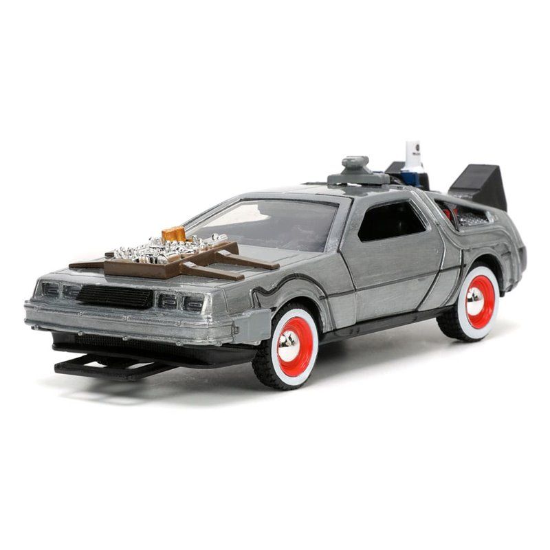 Regreso al Futuro III Réplica DeLorean Time Machine Free Rolling 1/32 Jada Regreso al Futuro III Réplica DeLorean Time Machine Free Rolling 1/32 Jada