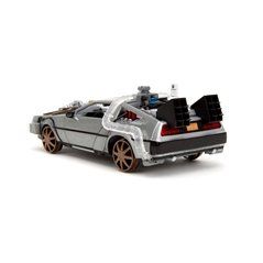 Regreso al Futuro III Réplica DeLorean Time Machine Railroad Wheels 1/24 Jada