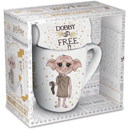 Taza + Calcetines Dobby - Harry Potter