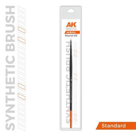 Pincel Redondo 4/0 - Round Brush - AK Interactive