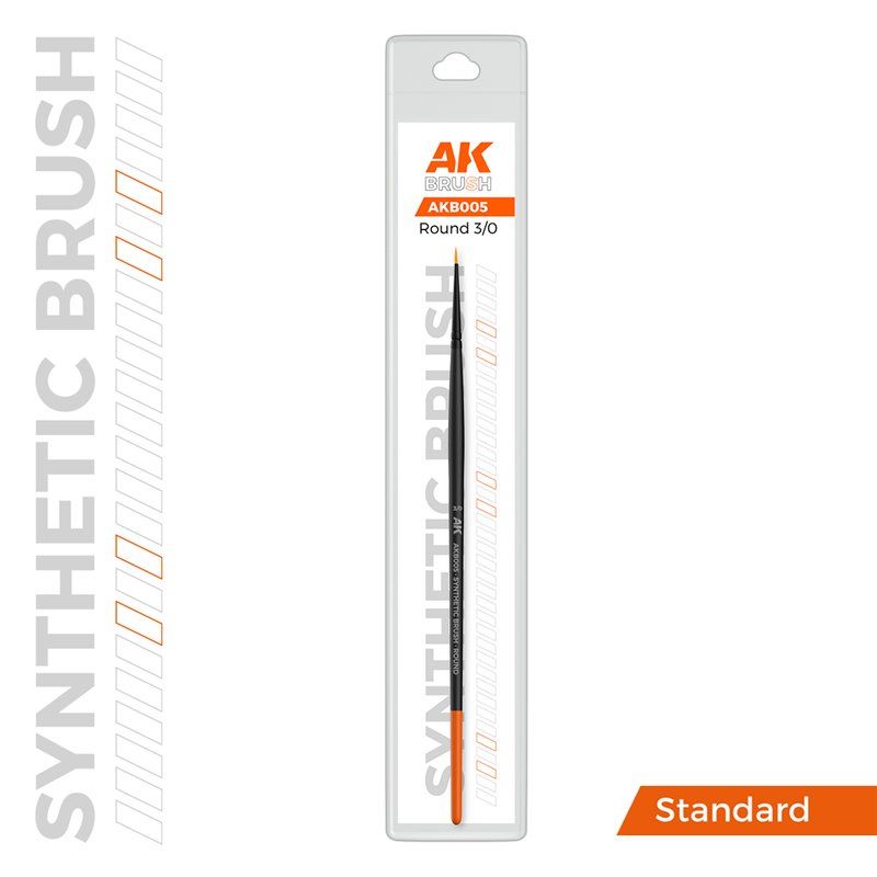 Pincel Redondo 3/0 - Round Brush - AK Interactive