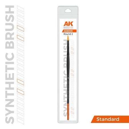 Pincel Redondo 2 - Round Brush - AK Interactive