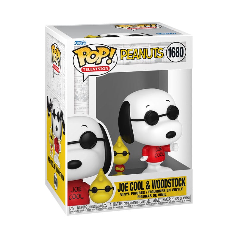 Funko Pop! - Joe Cool & Woodstock - Peanuts - Figura 9cm Funko Pop! - Joe Cool & Woodstock - Peanuts - Figura 9cm