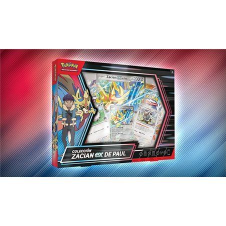 Pokemon Escarlata y Púrpura - March ex Box Colección Zacián ex de Paul Castellano