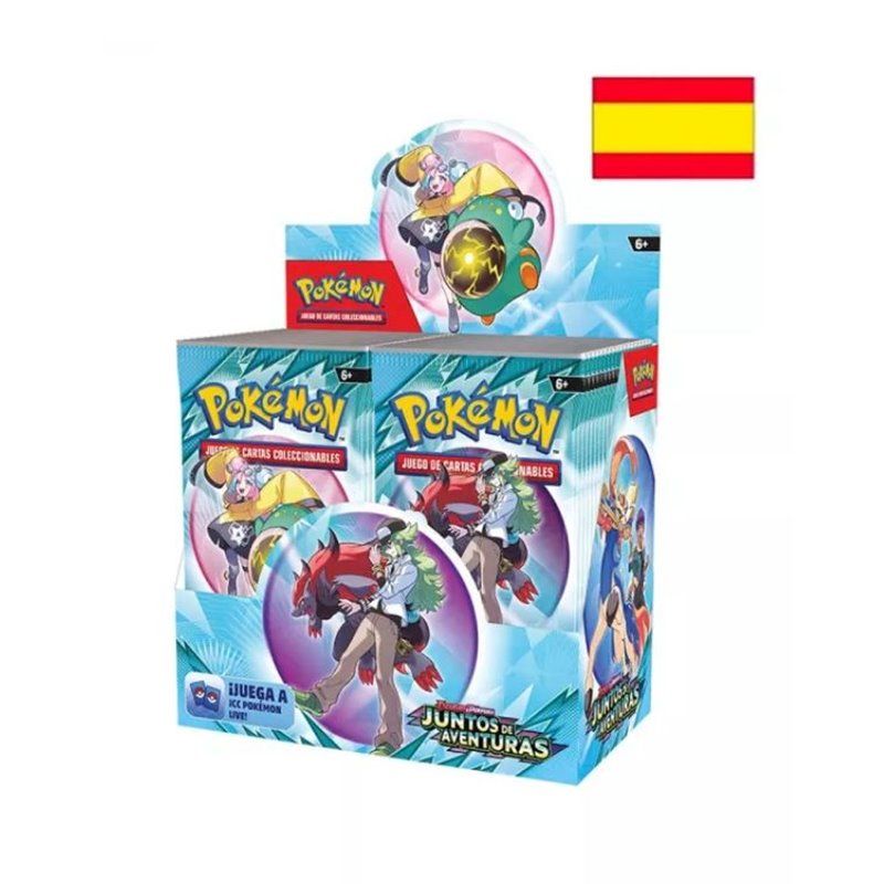 Pokemon Escarlata y Púrpura Juntos de Aventuras - Sobre 10 Cartas Castellano Pokemon Escarlata y Púrpura Juntos de Aventuras - Sobre 10 Cartas Castellano