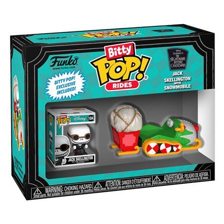 Funko Bitty Pop! Rides - Jack Skellington with Snowmobile - The Nightmare Before Christmas