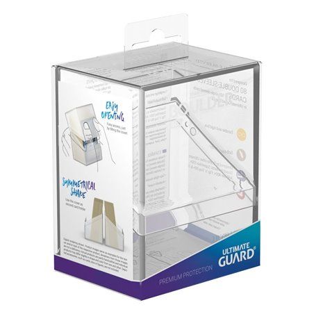 Caja de Cartas Ultimate Guard Boulder Deck Case 80+ Transparente