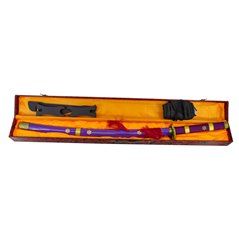 Katana con filo Enma Lila Zoro Funcional 106 cm - One Piece