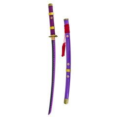 Katana con filo Enma Lila Zoro Funcional 106 cm - One Piece
