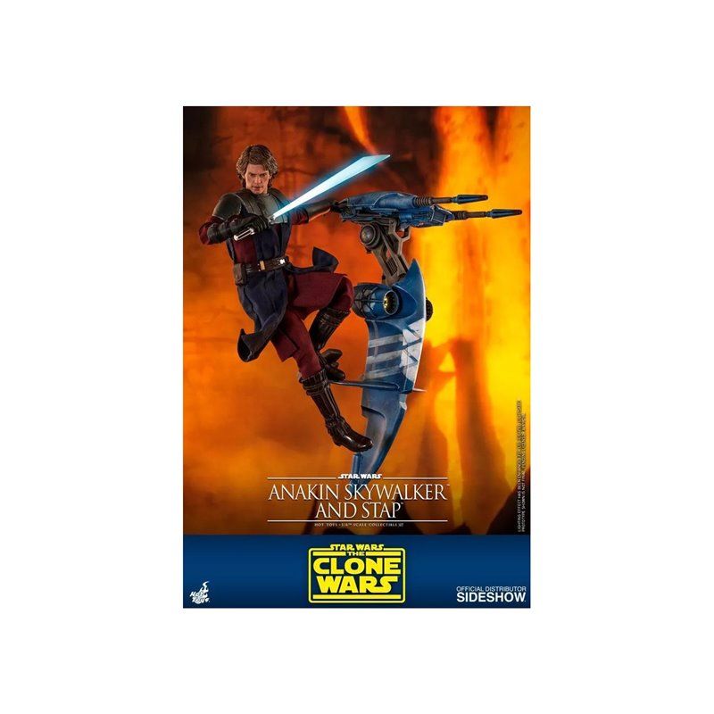 Anakin Skywalker & STAP - Star Wars: The Clone Wars - Hot Toys Figura 1/6 Anakin Skywalker & STAP - Star Wars: The Clone Wars - Hot Toys Figura 1/6