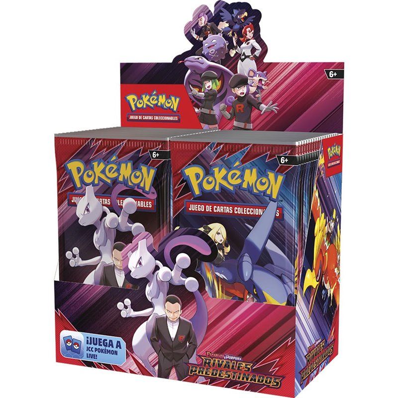 Pokemon Escarlata y Púrpura Rivales Predestinados - Sobre 10 Cartas Castellano Pokemon Escarlata y Púrpura Rivales Predestinados - Sobre 10 Cartas Castellano