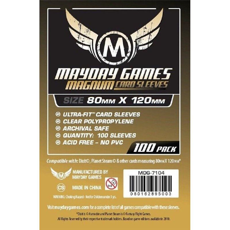 Fundas Mayday Games Tamaño 80 x 120 mm Fundas Mayday Games Tamaño 80 x 120 mm