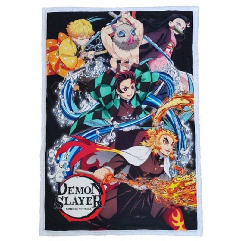 Manta Polar Kimetsu no Yaiba- 100x150 cm - Kimetsu no Yaiba Manta Polar Kimetsu no Yaiba- 100x150 cm - Kimetsu no Yaiba