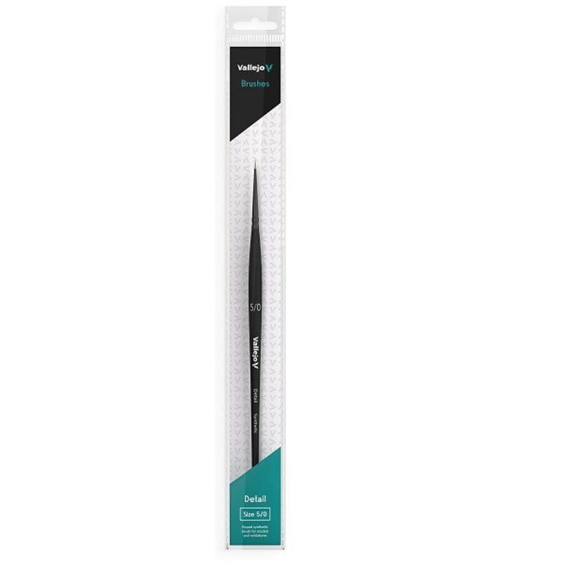 Pincel Detalle Redondo 5/0 - Vallejo Synthethic Brush Pincel Detalle Redondo 5/0 - Vallejo Synthethic Brush