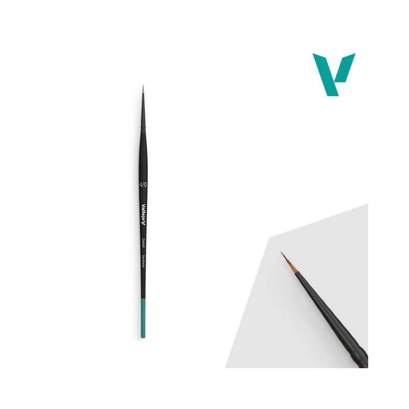 Pincel Detalle Redondo 4/0 - Vallejo Synthethic Brush Pincel Detalle Redondo 4/0 - Vallejo Synthethic Brush