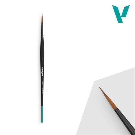Pincel Detalle Redondo 2 - Vallejo Synthethic Brush