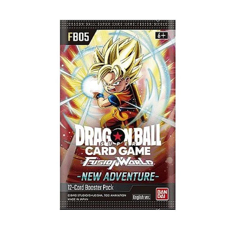 Dragon Ball Super Fusion World - New Adventure FB-05 - Sobre de 12 Cartas Dragon Ball Super Fusion World - New Adventure FB-05 - Sobre de 12 Cartas