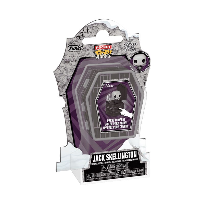 Funko Coffin Pocket POP! Jack Skellington - The Nightmare Before Christmas - Pesadilla Antes de Navidad
