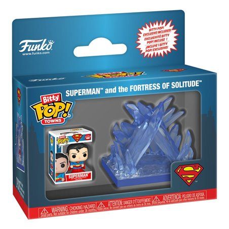Funko Bitty Pop! Towns - Superman and the Fortress of Solitude - DC