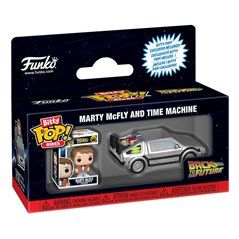 Funko Bitty Pop! Rides Marty McFly and Time Machine - Back to the Future