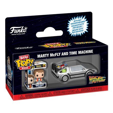 Funko Bitty Pop! Rides Marty McFly and Time Machine - Back to the Future