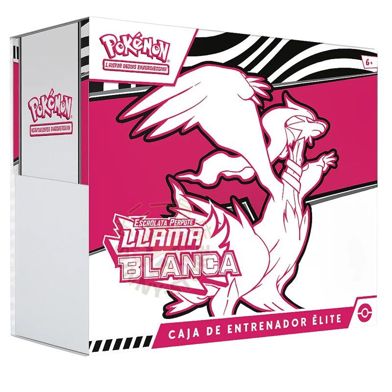 Pokemon Escarlata y Púrpura: Llama Blanca - Caja de Entrenador Élite Castellano Pokemon Escarlata y Púrpura: Llama Blanca - Caja de Entrenador Élite Castellano