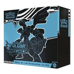 Pokemon Escarlata y Púrpura: Fulgor Negro - Caja de Entrenador Élite Castellano