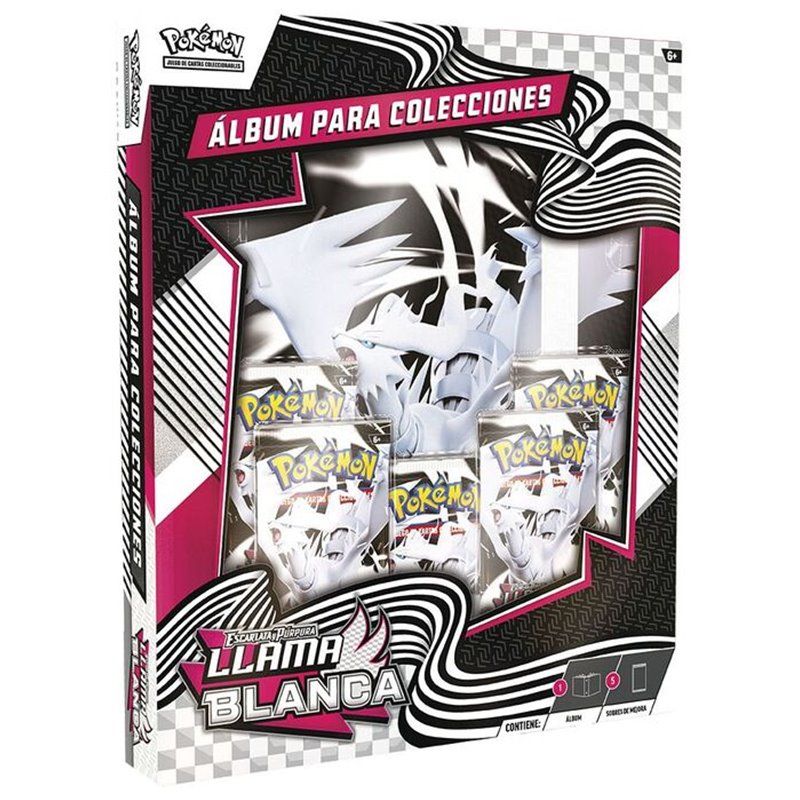 Pokemon Escarlata y Púrpura: Llama Blanca - Álbum para Colecciones Castellano Pokemon Escarlata y Púrpura: Llama Blanca - Álbum para Colecciones Castellano