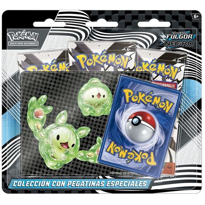Pokemon Escarlata y Púrpura: Fulgor Negro - Colección para pegatinas especiales Castellano
